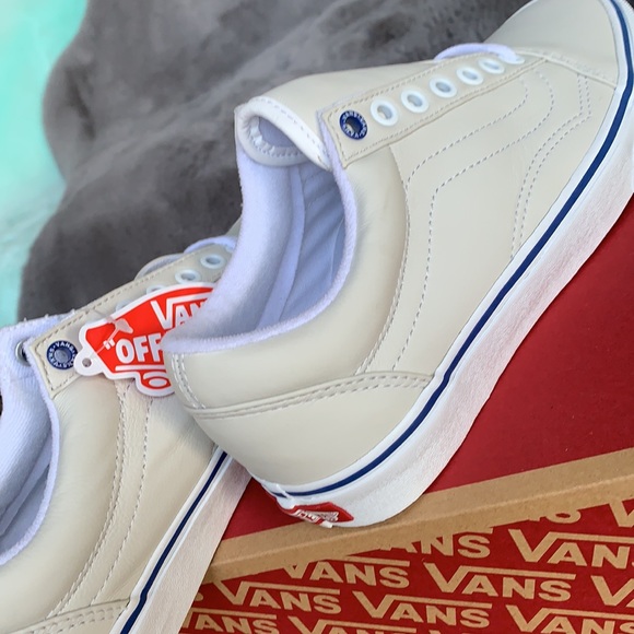 VANS OLD SKOOL BUTTER LEATHER True White/WMNS - Picture 13 of 16